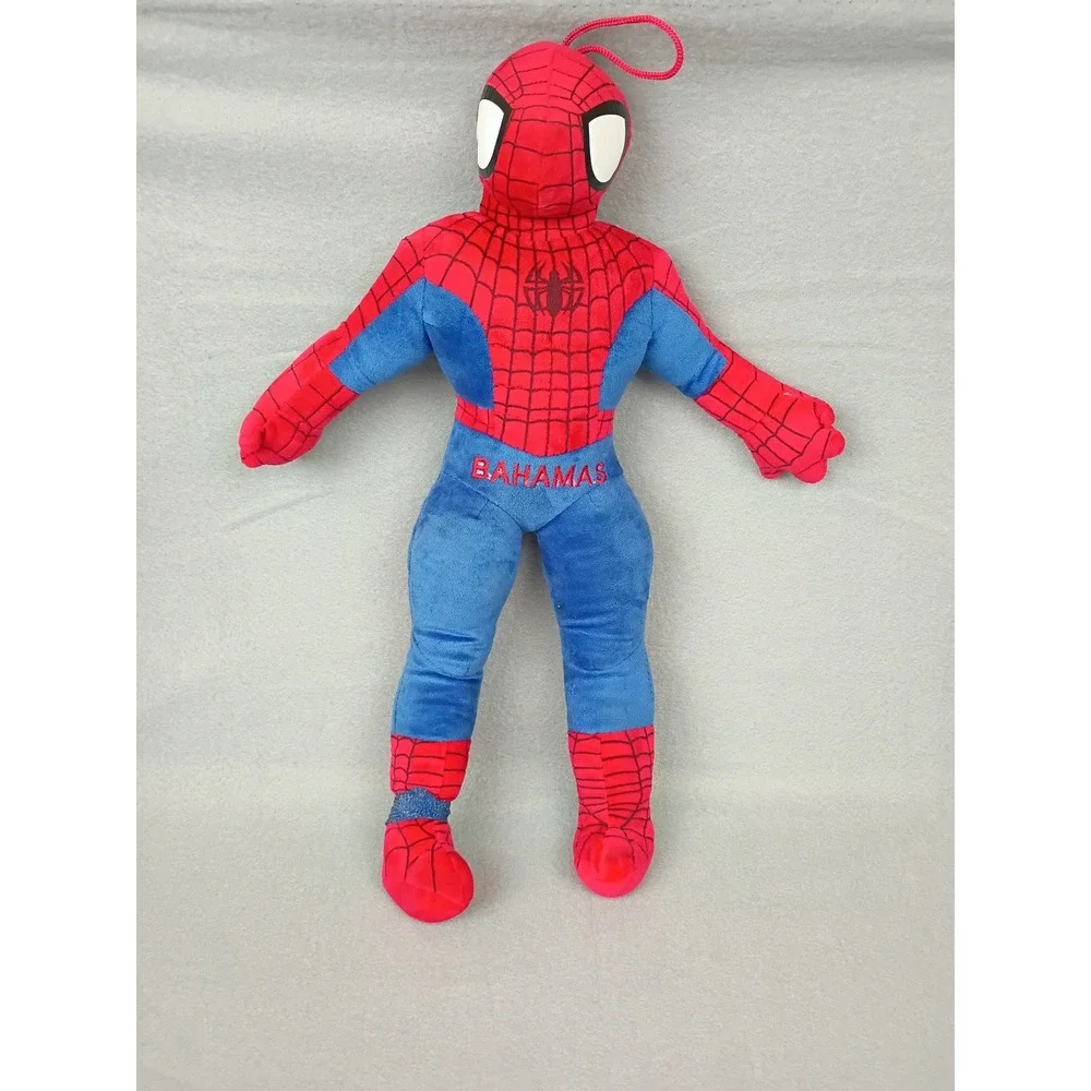 Lissidoll Spider-Man Bahamas Souvenir Plush Stuffed Toy Red Blue 19.5 Inch
